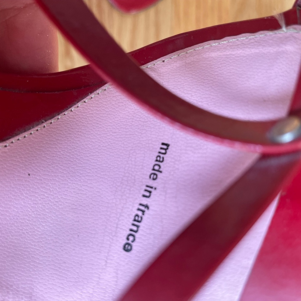 Robert Clergerie pour Barney's New York Red High Heel Sandal - Picture 6 of 6